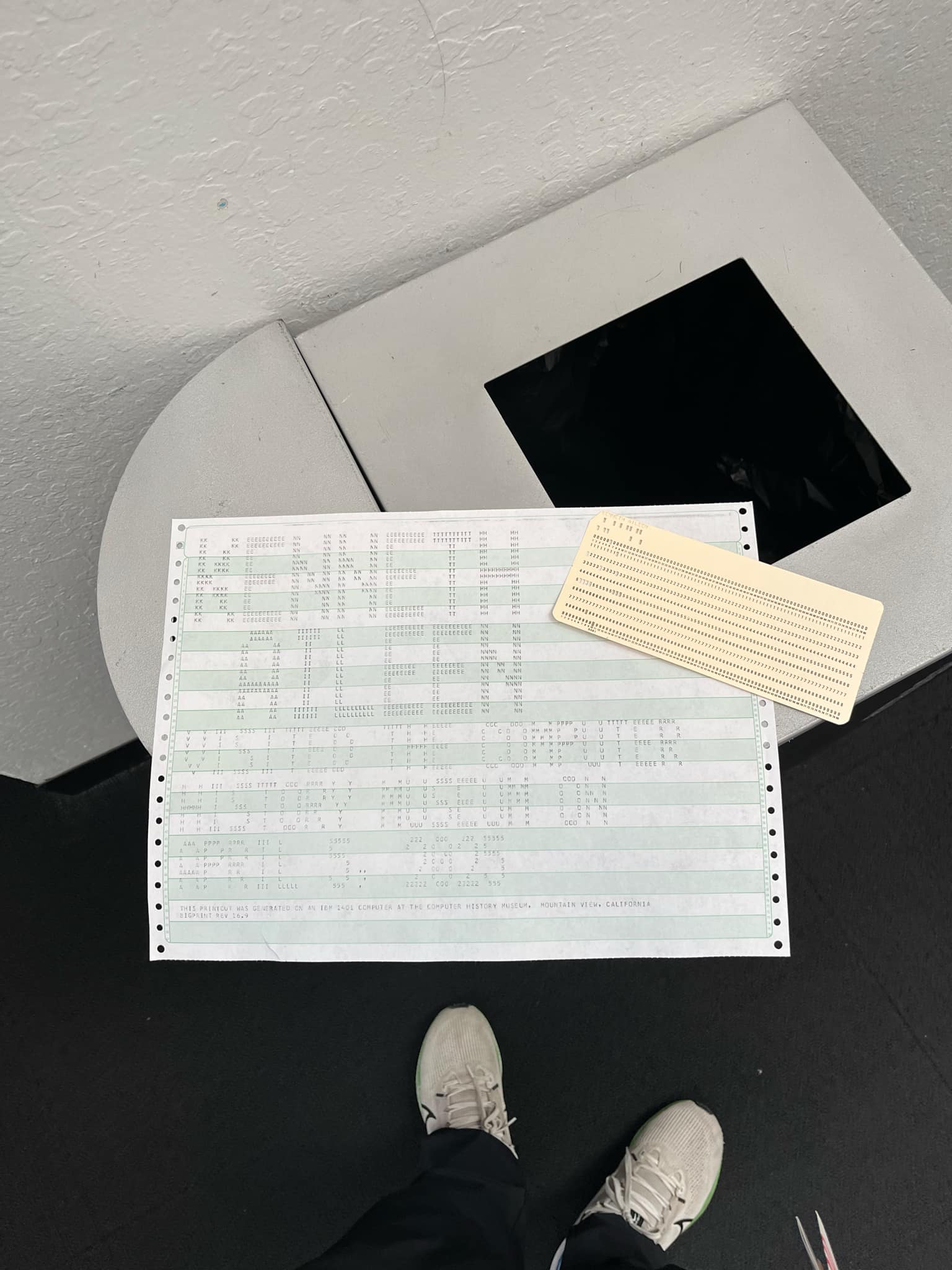 Inputs and outputs to the machine